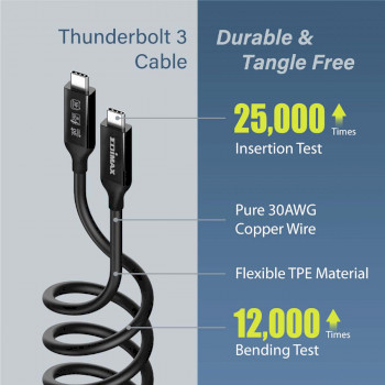 UC4-010TB V2 Usb4/thunderbolt3 cable, 40g, 1meter, type c to type c Product foto